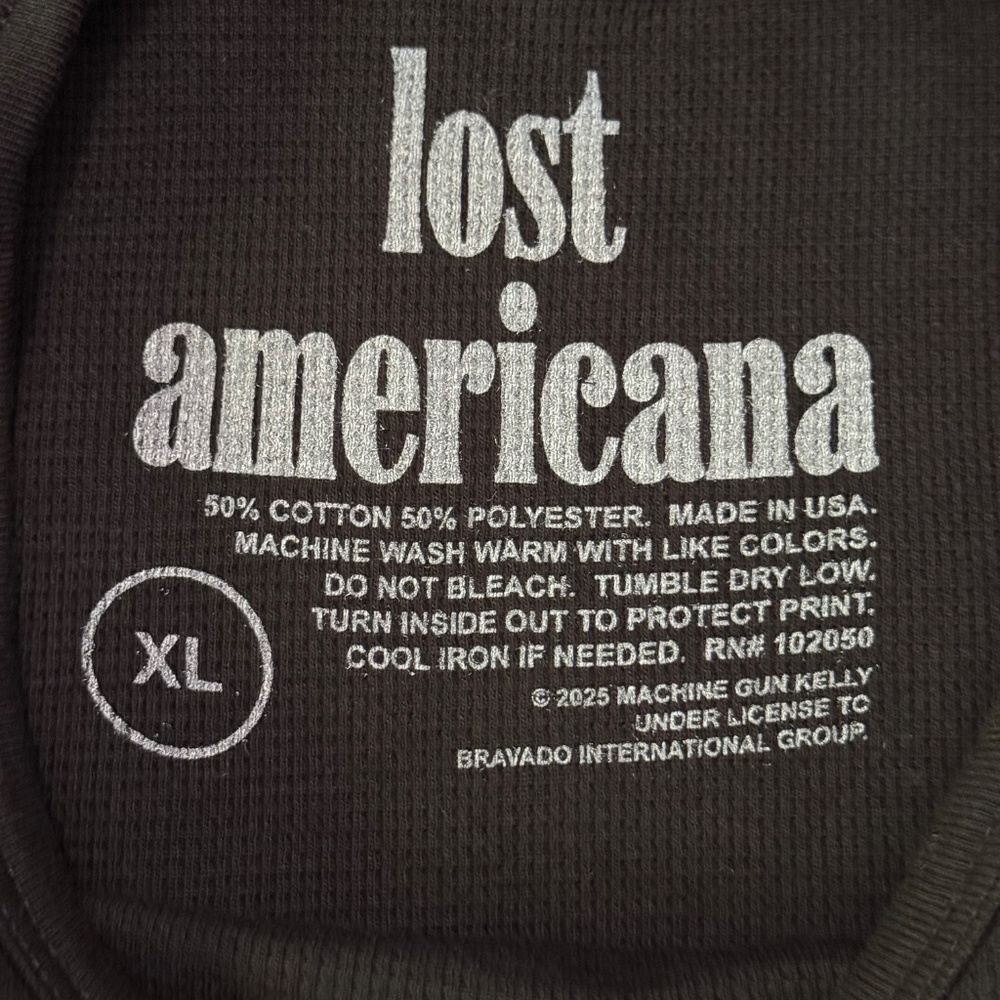 Harley Davidson X mgk lost Americana graphic thermal long sleeve tee Size XL - Picture 5 of 5
